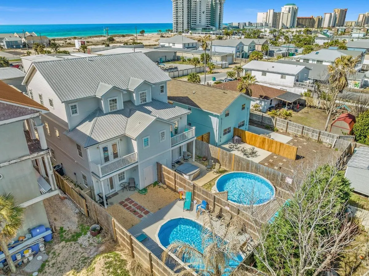 パナマシティービーチ Teal Waters Gulf View With Private Poolヴィラ